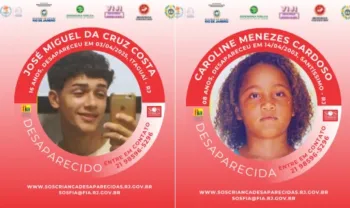Crian�as desaparecidas Foto: Divulga��o