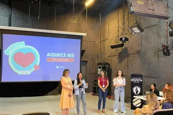 Campanha Aquece MS tem apoio da TV Morena (Foto: Antonio Bispo)