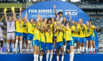 Cuiab� - 19.04.2026 - Sele��o Feminina comemorando o t�tulo do FIFA Series - Foto: L�via Villas Boas | CBF