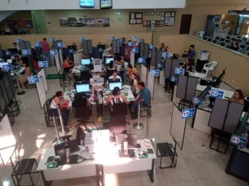 Atendimento eleitoral do TRE-MS, em Campo Grande (Foto: Osvaldo N�brega)