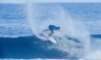 Gabriel Medina disputou a semifinal da etapa australiana da World Surf League