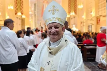 Dom M�rio Ant�nio celebra a �ltima missa pela Arquidiocese de Cuiab�. – Foto: Arquidiocese de Cuiab�