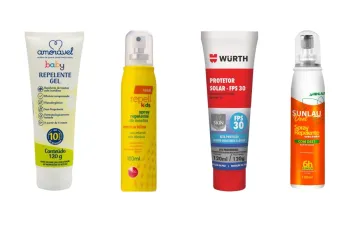 Protetores solares e repelentes pro�bidos pela Anvisa