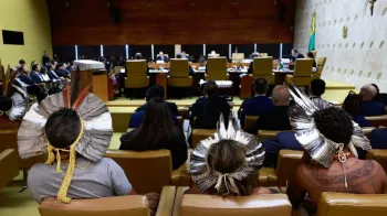 Plen�rio do STF debate Marco Temporal Ind�gena em deembro de 2024 (Foto: STF)