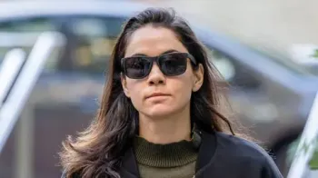 Shivon Zilis chega ao tribunal em Oakland, Calif�rnia, em 6 de maio