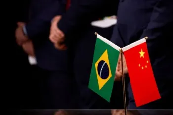 Banco do Brasil assinou um termo de compromisso com o China Development Bank 14/04/2023REUTERS/Tingshu Wang/Pool