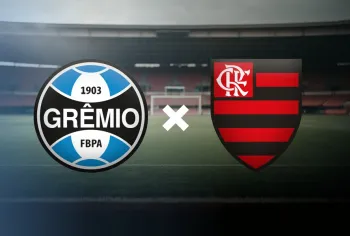 Gr�mio x Flamengo Foto: Editoria de Arte