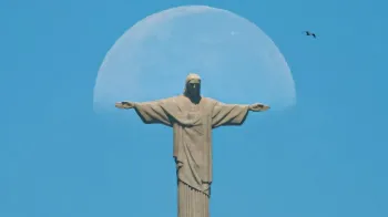 Cristo Redentor, cart�o postal do Rio de Janeiro