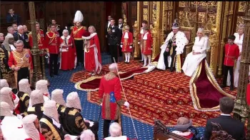 Rei Charles III discursa na abertura do Parlamento do Reino Unido Reprodu��o/Reuters