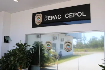Entrada da Depac-Cepol. (Foto: Divulga��o/PCMS)