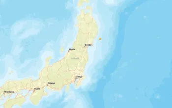 Terremoto de magnitude 6,7 atinge norte do Jap�o USGS (Servi�o Geol�gico dos EUA)