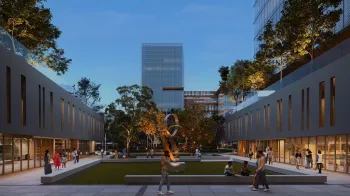 Imagem mostra como deve ficar o novo centro administrativo. Foto: Governo de S�o Paulo/Divulga��o