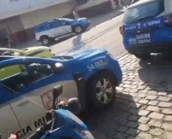 Policial militar foi baleado durante confronto no Rio Comprido Foto: Reprodu��o/Redes Sociais