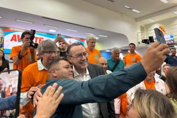 Augusto Cury se reune com Avante em Campo Grande (Foto: Ana Karla Flores/ Primeira P�gina)