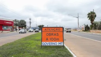 Faixa de avenida em V�rzea Grande ser� fechada para obras do BRT
