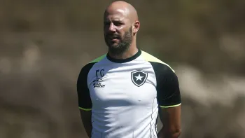 Franclim Carvalho, t�cnico do Botafogo Vitor Silva/Botafogo