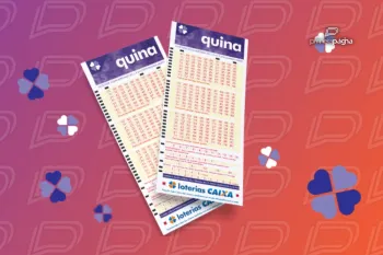 Volantes da Quina. Arte: Caixa/Primeira P�gina