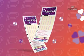 Volantes da Lotof�cil. Arte: Caixa/Primeira P�gina