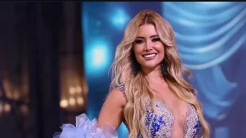 Joana Camargo durante o concurso Miss Eco International 2026