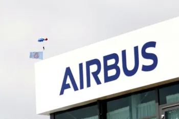 Logo da Airbus MOHAMMED BADRA/Pool via REUTERS