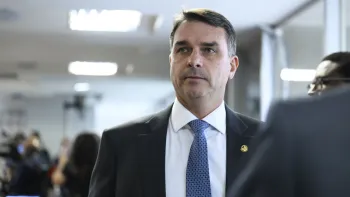Senador Fl�vio Bolsonaro (PL-RJ), pr�-candidato � Presid�ncia da Rep�blica Andressa Anholete/Ag�ncia Senado