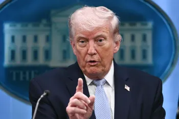O presidente dos Estados Unidos, Donald Trump Foto: Brendan Smialowski/AFP