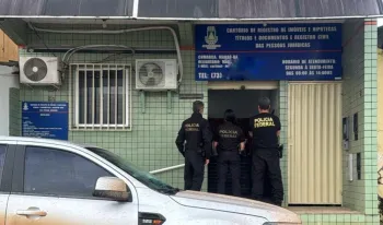 Opera��o Chancelas, que investiga crimes relacionados a fraudes em registros e grilagem de terras da Uni�o no munic�pio de Mara� Pol�cia Federal
