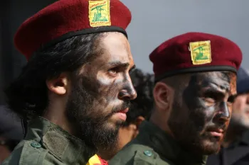 Membros de Hezbollah, grupo xiita liban�s