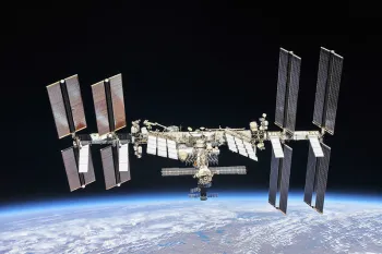 Esta��o Espacial Internacional fotografada pela tripula��o da Expedi��o 56