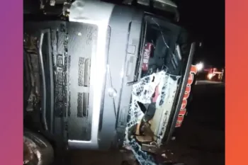 Acidente ocorreu na BR-262, no dia 28 de maio. (Foto: Reprodu��o)