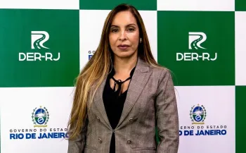 A nova presidente do DER-RJ, Gabryela Reis Dantas
