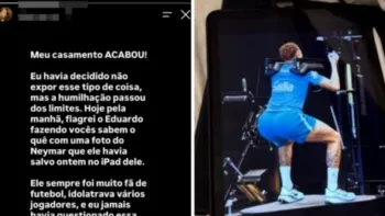 Uma imagem de Neymar durante a recupera��o de uma les�o muscular acabou gerando uma repercuss�o inesperada nas redes sociais.