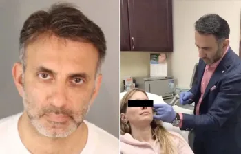 M�dico Sam Sannoufi foi condenado ap�s abusar de pacientes anestesiadas na Calif�rnia (EUA) Foto: Reprodu��o/Riversideca.gov; Reprodu��o/Instagram