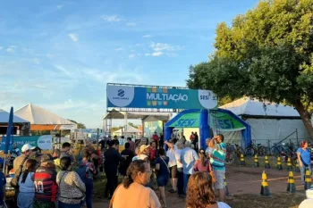 Multiacao realizou mais de 5 mil atendimentos a populacao de Caceres. Foto: Reproducao/Sesi-MT