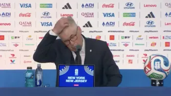 Carlo Ancelotti na coletiva