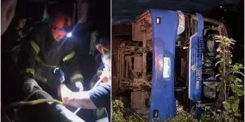 Acidente com time de basquete deixa sete mortos em rodovia no Cear�. Foto: Corpo de Bombeiros/Divulga��o