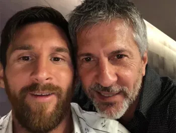 Messi junto de seu pai, Jorge Messi. Foto: Reprodu��o/Instagram