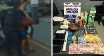 Criminoso foi atingido na perna