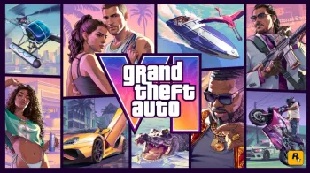 A arte da capa de GTA 6 apresenta os protagonistas Lucia e Jason