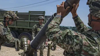 Soldados do Ex�rcito da Col�mbia. Reprodu��o/@ejercitonacionalcolombia