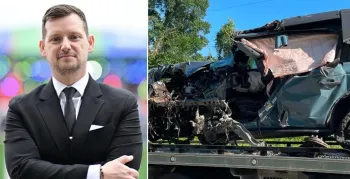 Comentarista Matt Miller sofreu grave acidente de carro e teve bra�o amputado. Foto: Reprodu��o/X