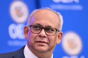 O Secret�rio-Geral eleito da OEA, Albert Ramdin (Foto: Roberto Schmidt / AFP)