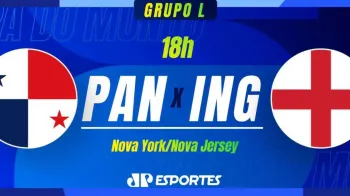 Panam� x Inglaterra - Arte: Jovem Pan