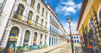 Edif�cios coloridos em S�o Lu�s, no Maranh�o - Peeter Viisimaa/Getty Images
