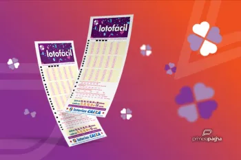 Volantes da Lotof�cil. Arte Caixa/Primeira P�gina