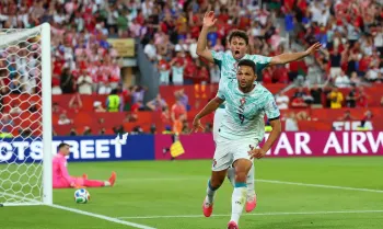 Gon�alo Ramos comemora ao marcar o segundo gol de Portugal. 2 de julho de 2026. REUTERS/Mike Segar