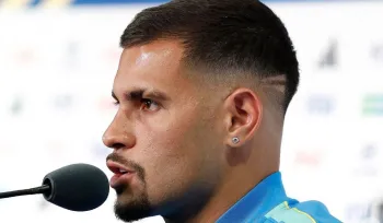 Volante da Sele��o Brasileira Bruno Guimar�es. Rafael Ribeiro / CBF
