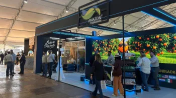 Estande da Amazon AgroSciences na Expocitros 2026