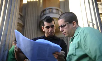 Candidatos ao concurso para Pol�cia Militar do Rio de Janeiro pedem na Assembleia Legislativa a anula��o de quest�es que estariam em desacordo com o edital e o cancelamento das provas (Fernando Fraz�o)