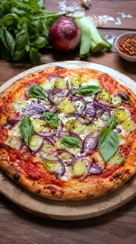 Foto da pizza - receita abaixo
